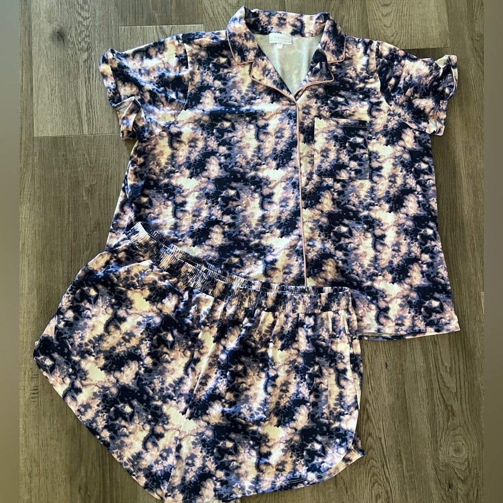 Bobeau Tie-Dye Pajama Set